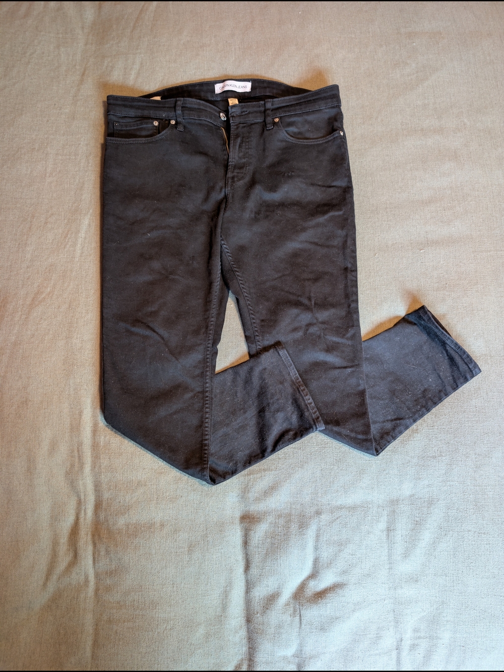 Calvin Klein Black Jeans Men's  Skinny Jeans